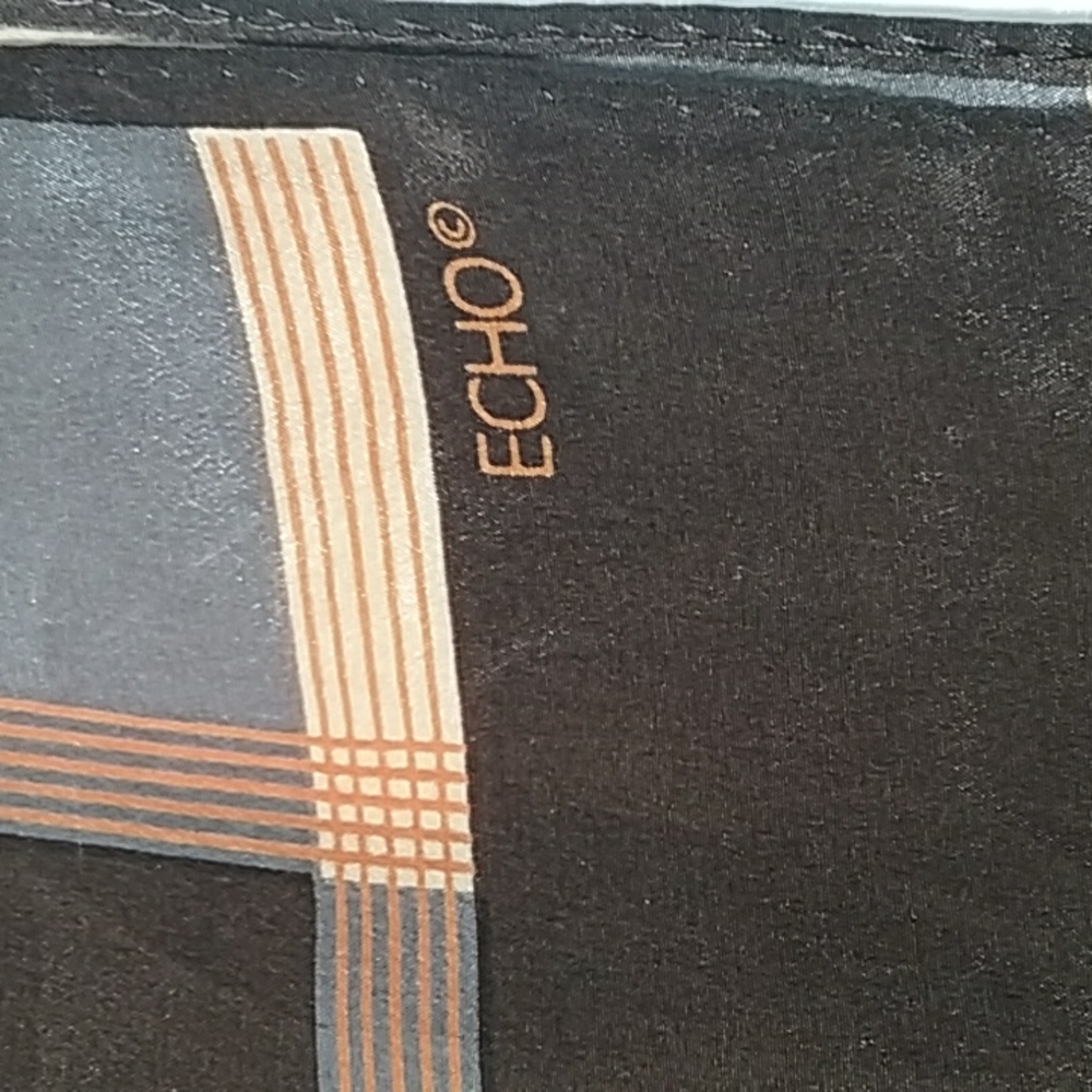 Echo silk scarf size 15" x 34"